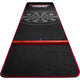 Bulls Carpet Dartmatte Black/Red + Oche | 300x60 cm