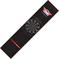 Bulls Carpet Dartmatte Black/Red + Oche | 300x60 cm