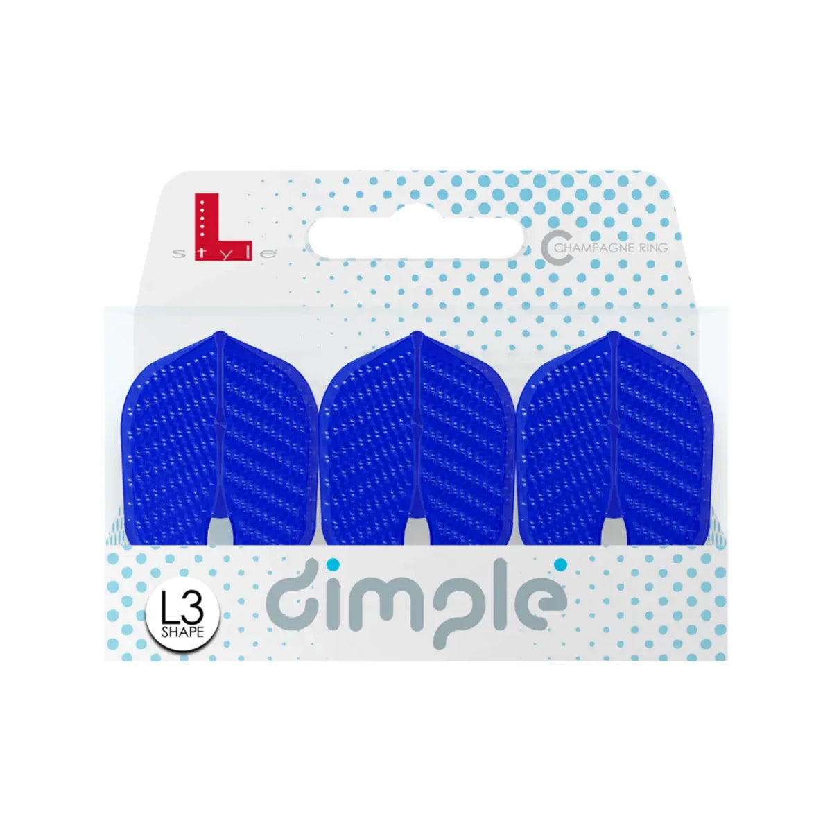 L-Style Flights Dimple Champagne L3PRO Shape